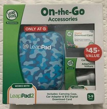 Leapfrog Leappad Accessories On-the-go: Blue Carrying Case, Car Adapter,... - $27.58