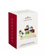 HALLMARK 2019 SLEDDING SHENANIGANS PENGUINS New Keepsake Ornament FREE S... - £23.52 GBP