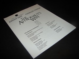 1999 THE ASTRONAUT&#39;S WIFE Movie PRESS KIT PRODUCTION NOTES HANDBOOK Pres... - $14.99