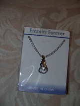 Swarovski Inspired Design Fashion  Necklace Eternity Forever - £5.55 GBP