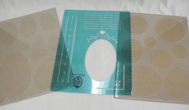 Creative Memories Lot of 3 Templates Lines n Designs Ovals and Circles NIP - £7.40 GBP