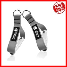 Non-Slip Fitness Metal Handles with Welded D Buckle – Perfect for Cable ... - $38.79