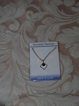 Swarovski Inspired Design Fashion Necklace Eternity Forever - $6.95