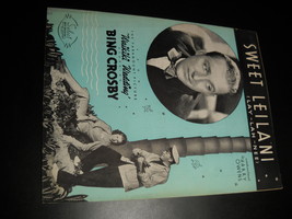 Sheet Music Sweet Leilani from Waikiki Wedding Bing Crosby 1937 Harry Owens - $8.99