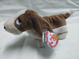 Ty Beanie Baby &quot;TRACKER&quot; the Basset Hound - NEW w/tag - Retired - £4.79 GBP