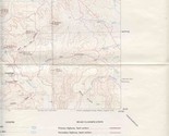 Chaco Mesa Quadrangle New Mexico US Geological Survey Topographical Map ... - £14.02 GBP