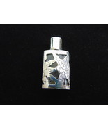 Vintage Antique Etched Sterling Silver Floral Perfume Bottle - €64,15 EUR