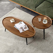 Nordic Side Table - Modern Household Round Creative Sofa Side Table with Luxury  - £159.48 GBP+