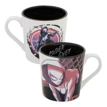 Marvels Spider-Gwen Image Two-Sided 12 oz Ceramic Mug NEW UNUSED Spider-Man - £9.28 GBP