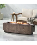 50K BTU Propane Fire Pit: 48&quot; Outdoor Rectangle - $7,824.31 MXN