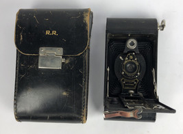 Eastman Kodak Hawk Eye Shutter Model B NO. 2A Folding Vintage Camera &amp; Case 1914 - £35.95 GBP