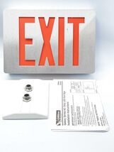 Lightalarms XLDWRA Emergency Exit Sign 6&quot;, Red  - $24.20