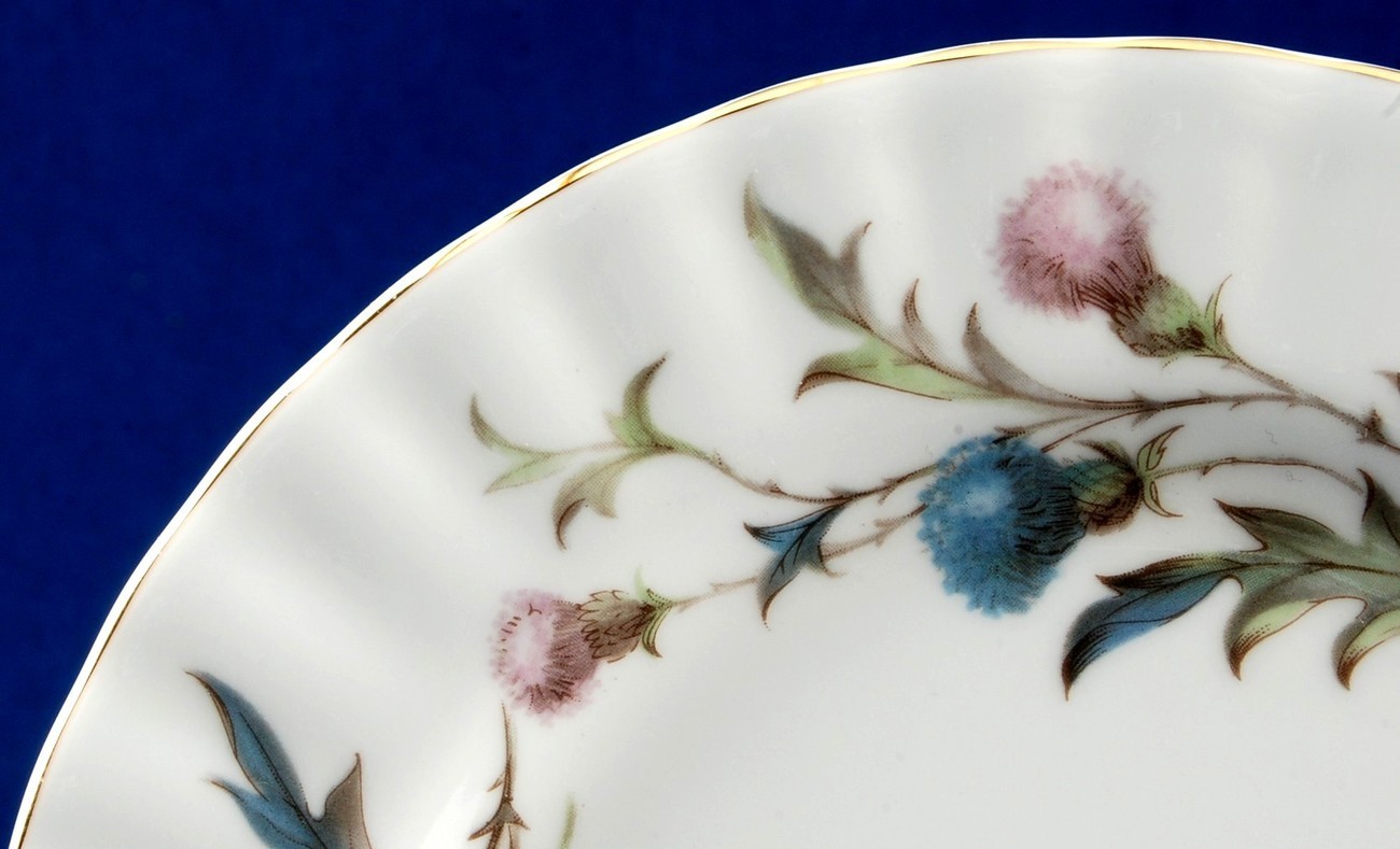 Royal Albert Brigadoon 6-1/4" Bread Plate Bone China Montrose Shape Item image 2