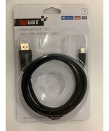 6-Foot DisplayPort Male In to Mini DisplayPort DP Male Out Cable 4K UHD ... - $19.99