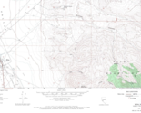 Mina, Nevada 1967 Vintage USGS Topo Map 7.5 Quadrangle Topographic - $23.99