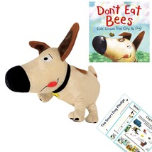 Don&#39;t Eat Bees: Life Lessons from Chip The Dog By Dev Petty Book Plush Pages - £55.74 GBP