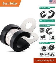 Compact 100PCS Cable Clamps Set with Rubber Insulation - Ideal for DIY P... - $45.00