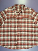 Swiss Tech Mens Size 3XL Red Plaid Short Sleeve Button Up Shirt - £10.80 GBP