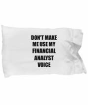 EzGift Financial Analyst Pillowcase Coworker Gift Idea Funny Gag for Job Pillow  - £17.03 GBP