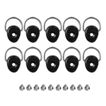 10Pcs Kayak D Ring Tie Down Loop Safety Deck Fitting Row Boat Kayak Acce... - £14.36 GBP