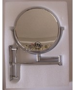 Lansi Wall Mounted Bathroom Magnifying Mirror 10x/1x Double-Sided Swivel Arm - $23.26