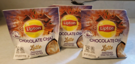 Lot of 3 Lipton Chocolate Chai Latte Sweet Tea Mix Hot Cold 36 Servings Ex 2/24 - $19.99