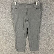 A New Day Pants Women&#39;s Size 12 Stretch Gray Cotton Trousers Adults - $292.26 MXN