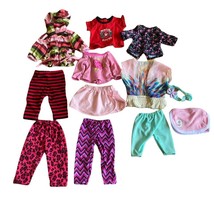 18” Doll Clothing Pants Shirts Skirts 11 Pieces - £12.69 GBP