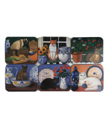 JASON COASTERS Naive Cats Six Coasters Made In New Zealand U19 - $16.54 CAD