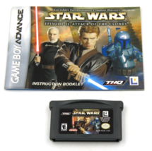 Star Wars Episode II Attack of the Clones Gameboy Advance Cart &amp; Manual Only - £15.75 GBP