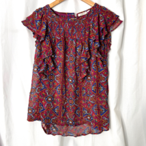 Meadow Rue By Anthropologie Cute Spring Shirt Top Blouse Sz US 2 - £11.82 GBP