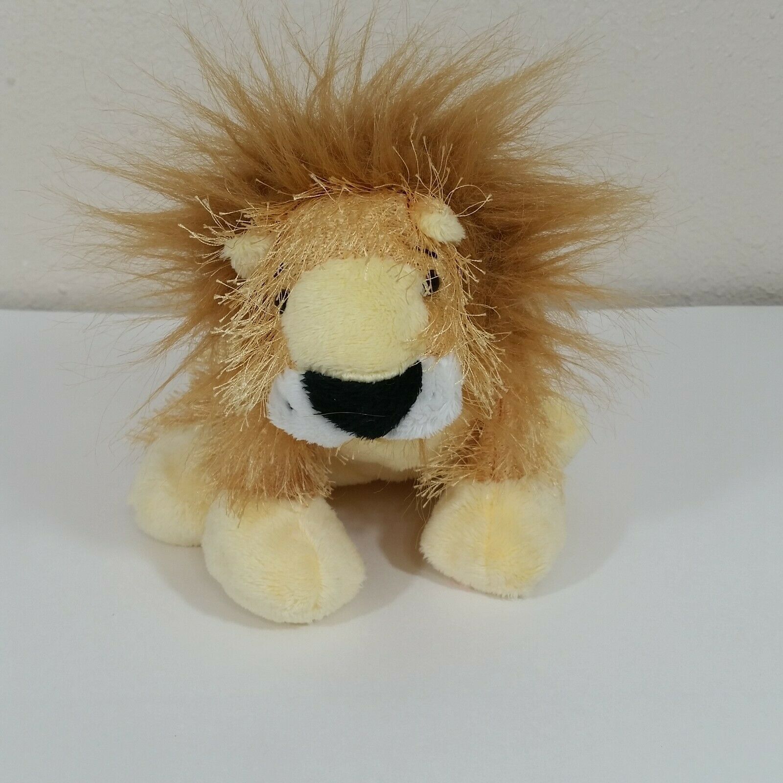 Ganz Webkinz Lion 6 in HM006 Stuffed Animal Toy Yellow No Code - $9.74