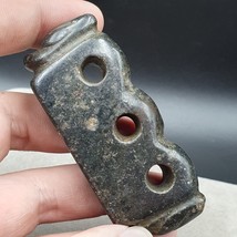 Antique Black Magnetic Stone mysterious animal carving Jade Amulet Stone... - £45.66 GBP