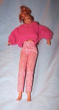 1975 Mattel Barbie Twist n Turn Doll w/Red Hair, Green Eyes-Malaysia-Elbow Bend - $55.77