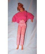 1975 Mattel Barbie Twist n Turn Doll w/Red Hair, Green Eyes-Malaysia-Elb... - $20.00