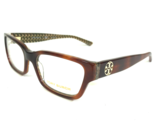 Tory Burch Eyeglasses Frames TY 2074 1654 Brown Rectangular Full Rim 51-... - $65.36