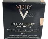 Vichy Dermablend Covermatte Compact Powder Foundation Colour 15 Opal SPF... - $65.55