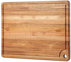 Large Acacia Wood Cutting Board for Kitchen - Chopping Board(Butcher block) - £39.79 GBP+