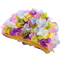 1 Pc Women Swimming Diving Caps Flowers Design Bath Colorful Hat For Long Hair - £29.28 GBP