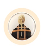 Taylor Swift Fantasy Enamel Pin: Evermore Flannel and Braid - $16.90