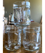 Red Lobster Mason Jar Style Drinking Glass, Raised Letters heavy Barware... - $41.03 CAD
