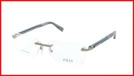ZILLI Eyeglasses Frame Titanium Acetate Leather France Made ZI 60031 C07 - £659.20 GBP