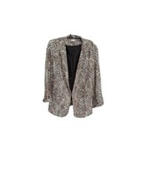 Chico&#39;s leopard size 1 blazer Classic Very light weight Medium - $23.76