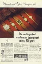 1947 Elgin  Patek Philippe Universal Geneve 3 Print Ads - £7.07 GBP