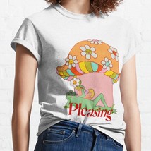  Pleasing Shroom Bloom White Women Classic T-Shirt - £12.98 GBP