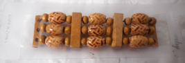 Retro Wooden Bead Woven Bracelet Ethnic Style Stretchy Band Cuff Fashion Jewelry - £4.72 GBP