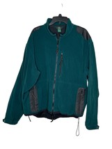 Orvis Men Jacket Outdoor Fleece Ventilation Zip Lined Arms Green Big &amp; T... - £30.92 GBP