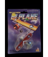 Vtg Bi-Plane Royal Aircraft NOS NOC SE5A Diecast Toy Airplane 80&#39;s - $15.00