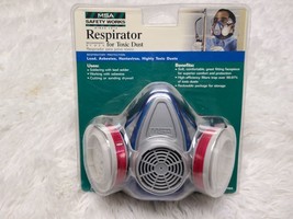 MSA Respirater For Toxic Dust 00817664 NEW Safety Works Asbestos Lead - £30.91 GBP