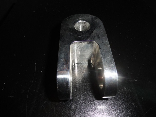Marine Machine Transom Mount Cylinder Polished Medium Clevis Item image 2
